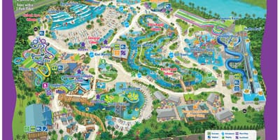 Карта на Aquatica Орландо