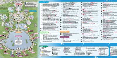 Карта на EPCOT Дизни Светот
