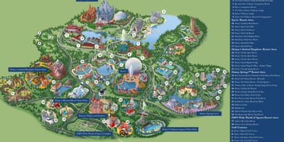 Карта на WDW